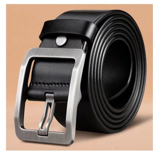 Man Leather Belt Pin Buckle Vintage