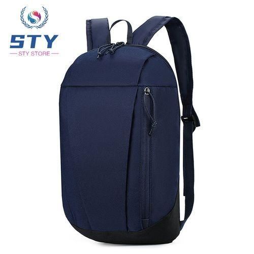 ARHANORY Teenager Small Backpack Unisex Mini Sport Bag Simple School Bag - Navy Blue
