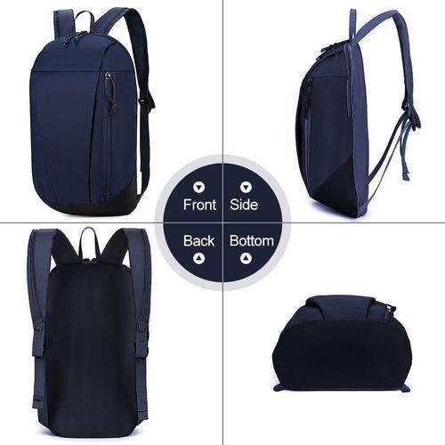 ARHANORY Teenager Small Backpack Unisex Mini Sport Bag Simple School Bag - Navy Blue