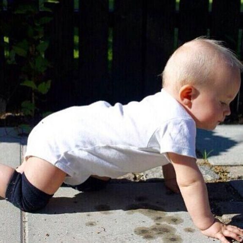 Baby Elastic Anti-Slip Knee Pad For Crawling-5 Pairs