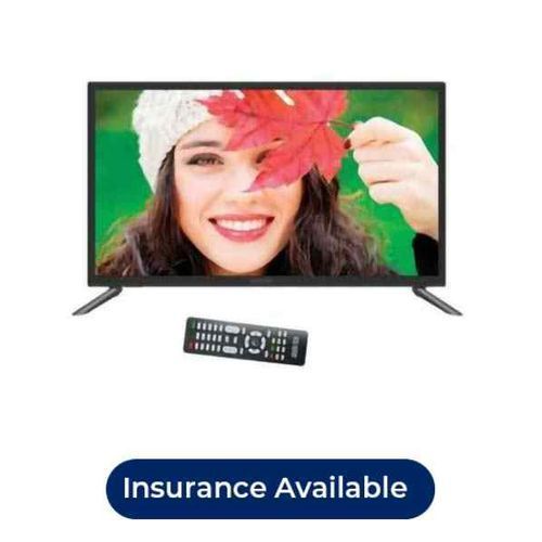 Golden Tech 19" Slim LED Flat TV, Full Screen Design - Black