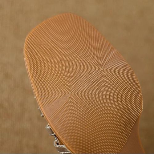 Ladies Flat Sandals Woven Beach Shoes - Gold