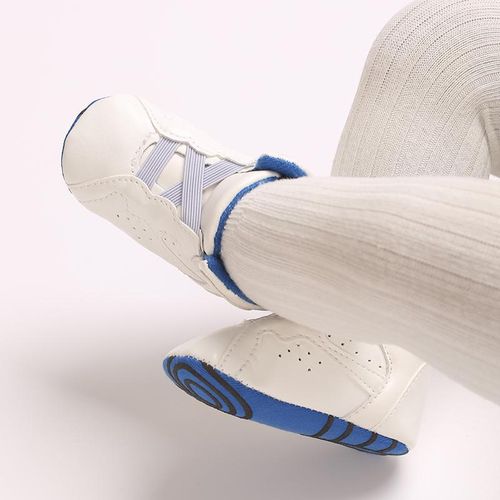 Spring And Autumn 0-1 Year Old Baby Shoes With Soft Soles Anti Slip And Wear-resistant Sports Shoes Comfortable High Top Walking Shoes