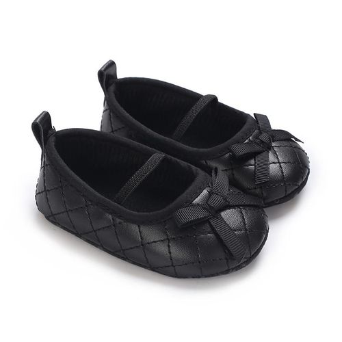 Spring And Summer Baby Girl PU Flat Shoes Newborn Soft Soled Comfortable Walking Shoes