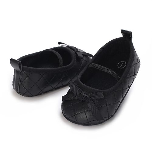 Spring And Summer Baby Girl PU Flat Shoes Newborn Soft Soled Comfortable Walking Shoes