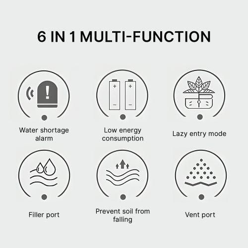 Smart Plant Pots Indoor With Automatic Water Shortage Alarm