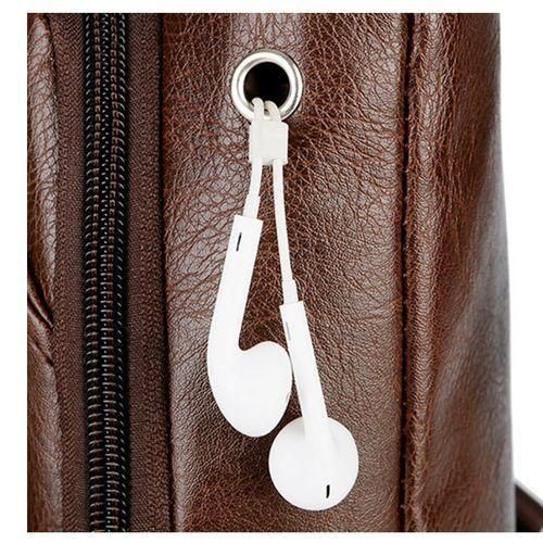 Business Bag Men USB Portable Crossbody Chest Bag