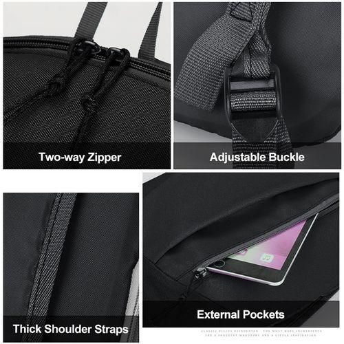 STY Teenager Small Backpack Unisex Mini Sport Bag Simple School Bag - Black