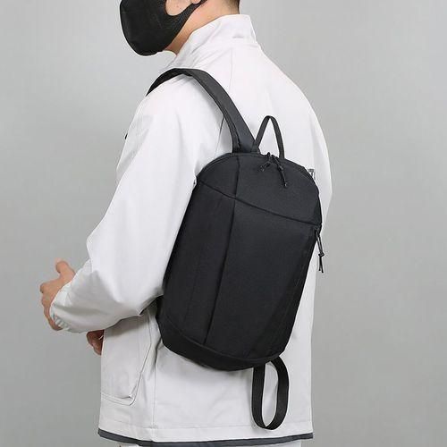 STY Teenager Small Backpack Unisex Mini Sport Bag Simple School Bag - Black