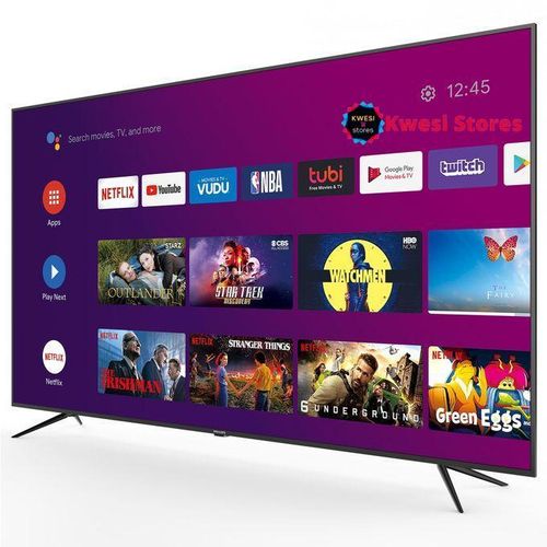 Chiq 55" Inch 2023 Model HD LED Smart TV YouTube, Netflix , App Store - Black