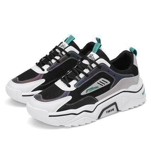 ALagzi 2024 Mens Casual Sci-Fi Warrior Shoes Running Sneakers - Black/Green