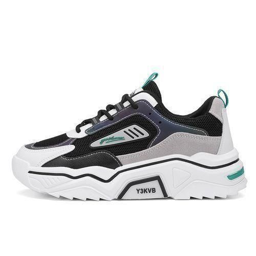 ALagzi 2024 Mens Casual Sci-Fi Warrior Shoes Running Sneakers - Black/Green