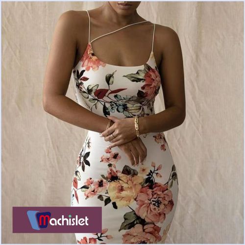 Machislet Party Wear Rave Clothing Festival Outfits Multi Color Print Cover Up Dresses ODM-Multicolor