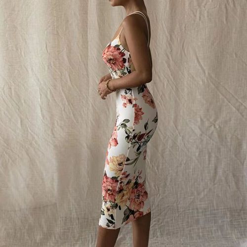 Machislet Party Wear Rave Clothing Festival Outfits Multi Color Print Cover Up Dresses ODM-Multicolor