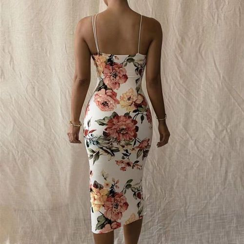 Machislet Party Wear Rave Clothing Festival Outfits Multi Color Print Cover Up Dresses ODM-Multicolor
