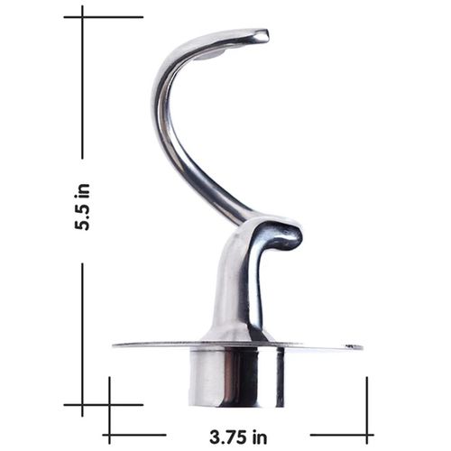 Stainless Steel goodral Dough Hook for Stand Mixergood Fits 4.5-