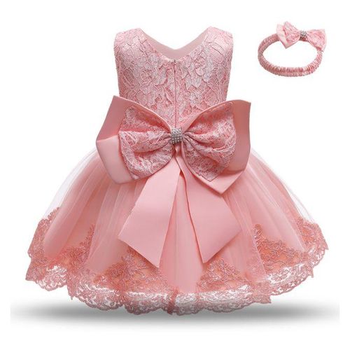 Baby Birthday Party Clothes Toddler Kid One Shoulder Dress