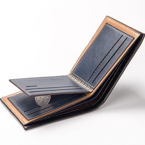 Men's Fine Vintage PU Leather Wallets - Brown