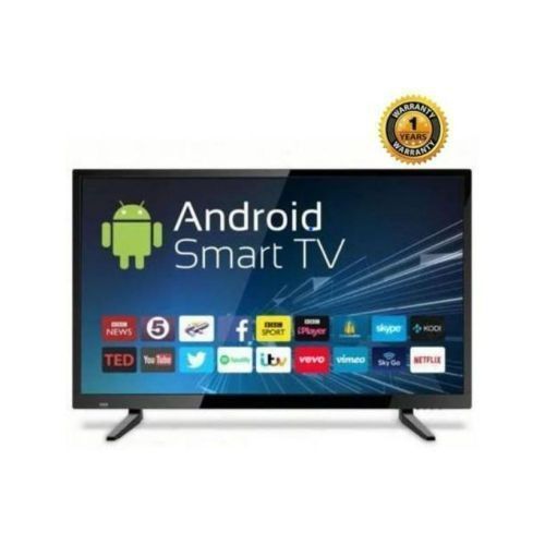 Saachi 40 Inch Smart LED TV(Views YouTube, Netflix) + Free WallMount + FreeTV Guard - Black
