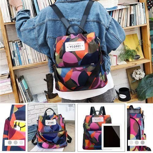STY Ladies Backpack Bags Women Casual Waterproof - Multi Color