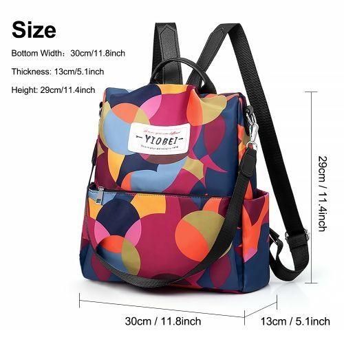 STY Ladies Backpack Bags Women Casual Waterproof - Multi Color