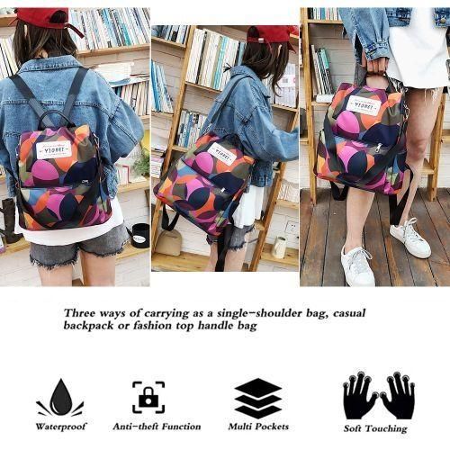 STY Ladies Backpack Bags Women Casual Waterproof - Multi Color
