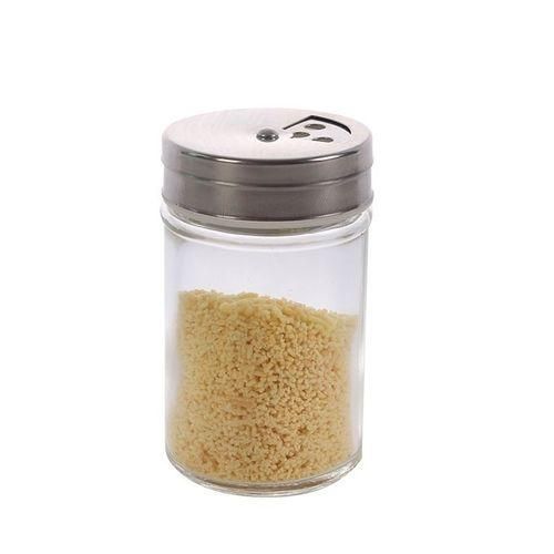 Stainless Steel Lid Glass Seasoning Jar Kitchen Supplies