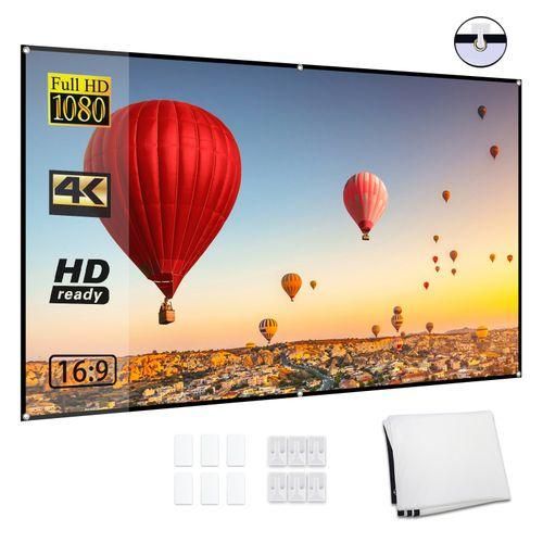 80inch Portable HD Projector Screen 16:9 Projection Screen