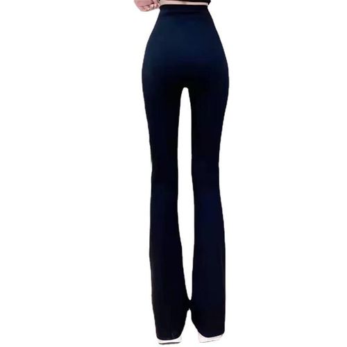 Kaka Same Style Micro Ra Shark Cross Waist, Abdominal, Hip Lift Yoga Pants, Sports Outwear, Wide Leg