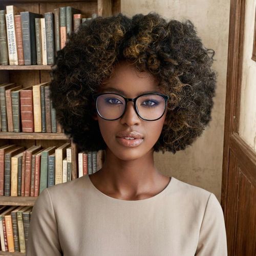Anti Blue Light Glasses Rectangle Radiation Proof Computer Glasses - Black