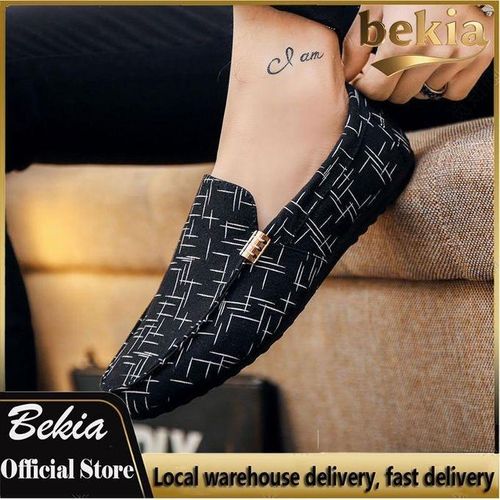 Men's Shoes Loafers Slip-Ons Fashion Sneakers Casual Canvas Shoes