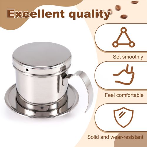Vietnamese Coffee Filter Portable Coffee Press Maker Reusabl