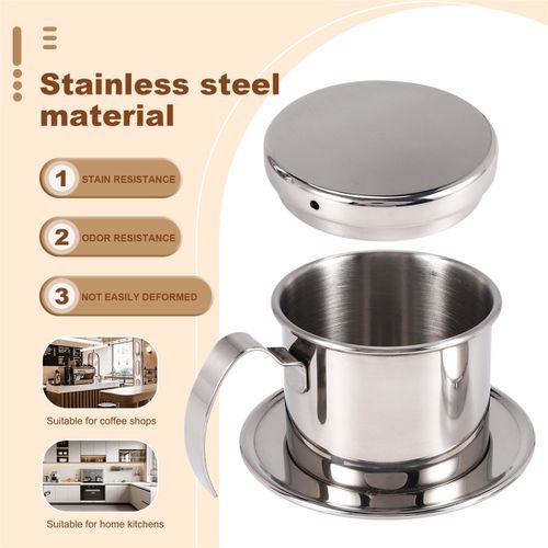 Vietnamese Coffee Filter Portable Coffee Press Maker Reusabl