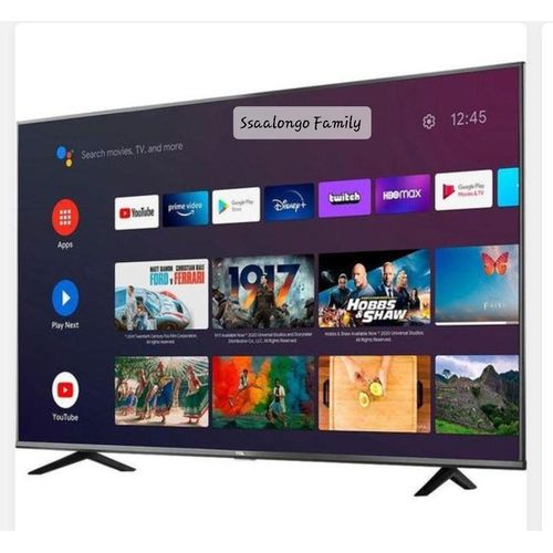 Smartec 50'' Inch Smart Android Tv 2024 Design HD LED Digital Frameless TV - Black