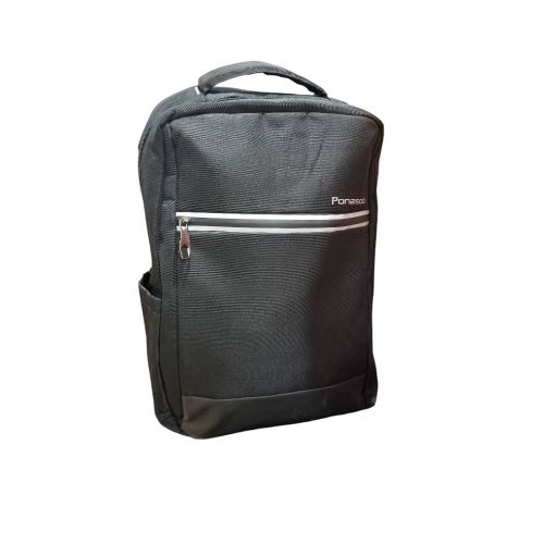Anti-theft Designed Laptop Backpack With Free Watch- Black