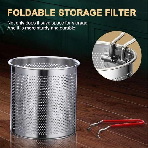 Frying Pot Deep Fryer Pot with Basket Stainless Steel Deep F