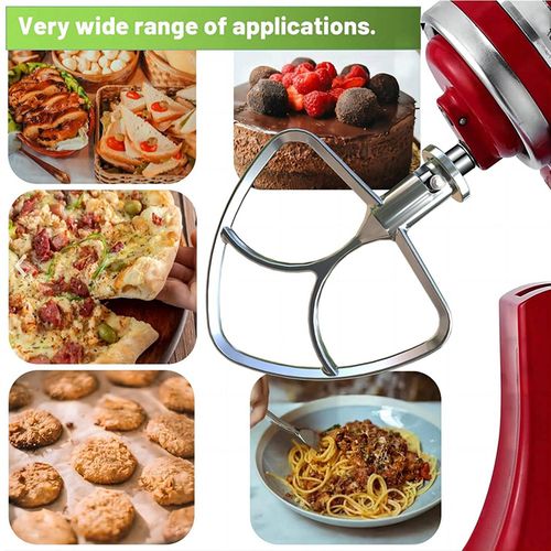 Stainless Steel Flat Beater for 4.5-5QT Stand Mixers Accesso