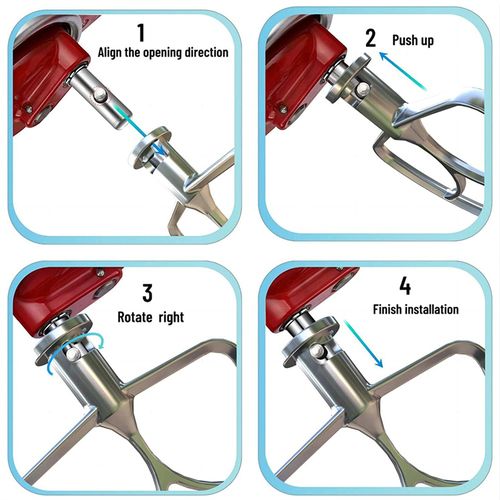 Stainless Steel Flat Beater for 4.5-5QT Stand Mixers Accesso
