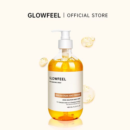 GLOWFEEL English Pear & Freesia Body Wash Scented Shower Lotion For Back Acne