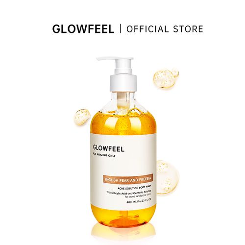 GLOWFEEL English Pear & Freesia Body Wash Scented Shower Lotion For Back Acne