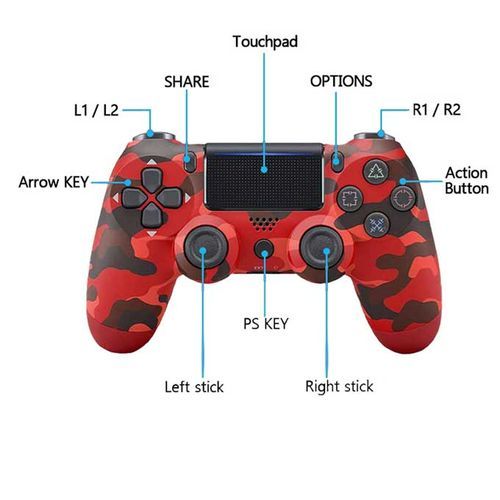 Bluetooth PS4 Gamepad, Low Latency Gamepad