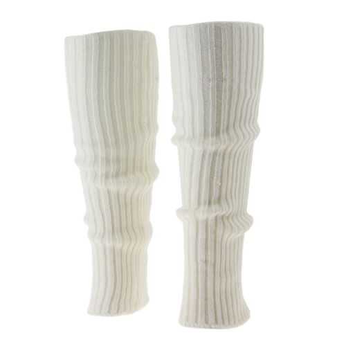 's   Leg Warmer Crochet Leggings Dance Boot Socks White