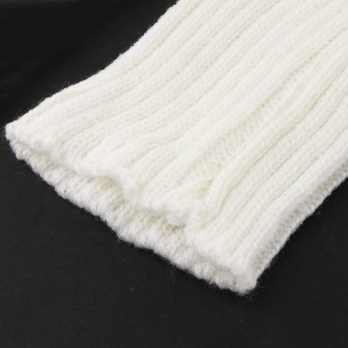 's   Leg Warmer Crochet Leggings Dance Boot Socks White