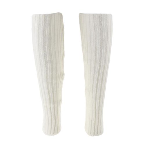 's   Leg Warmer Crochet Leggings Dance Boot Socks White