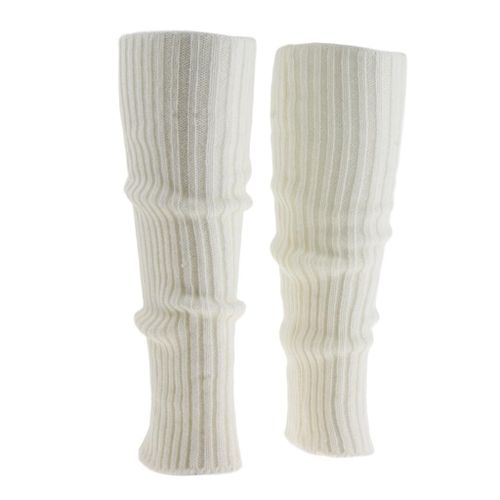 's   Leg Warmer Crochet Leggings Dance Boot Socks White