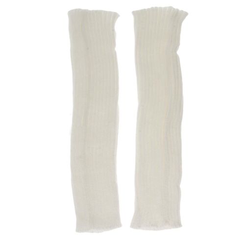 's   Leg Warmer Crochet Leggings Dance Boot Socks White