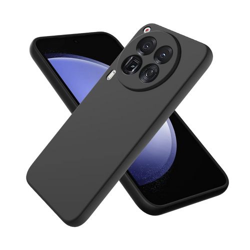 Tecno Camon 30  And Camon 30 Pro Luxury Soft Rubber Liquid Silicone Skin Touch Feel Cover Case Black