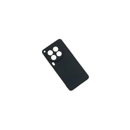 Tecno Camon 30  And Camon 30 Pro Luxury Soft Rubber Liquid Silicone Skin Touch Feel Cover Case Black