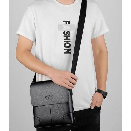 5in1 Men's Business Briefcase, Crossbody Handbag, Shoulder Bag, Hanging Bag - Black
