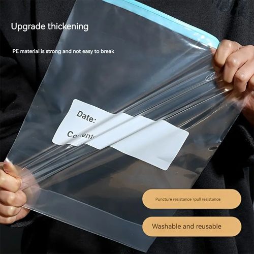 10pcs Storage Bags, Zippered Fresh-keeping Bag, Food Sorting Storage Bag, Food Preservation Sealed Bag, For Fruit, Grain, Vegetable And Meat, Kitchen Organizers And Storage, Kitchen Accessories